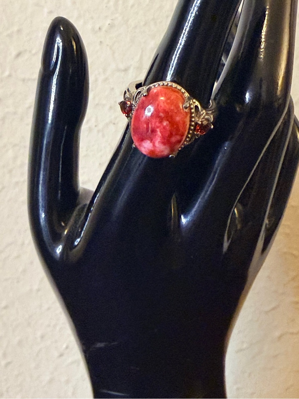 NWOT D’Joy Sterling Silver 925 Ring W/ Natural Gemstones Size 7